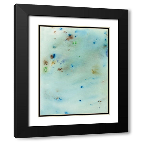 Hawaiian Rain III Black Modern Wood Framed Art Print with Double Matting by Fuchs, Jodi