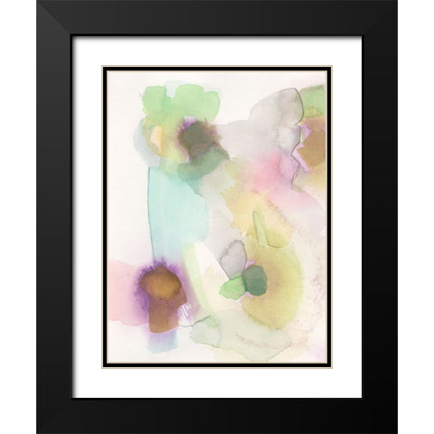 Delighted I Black Modern Wood Framed Art Print with Double Matting by Fuchs, Jodi