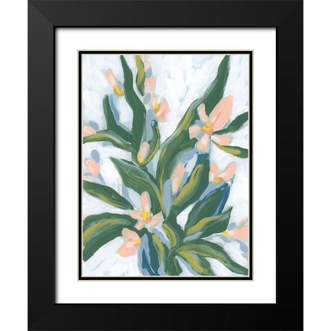 Desert Flower I Black Modern Wood Framed Art Print with Double Matting by Vess, June Erica