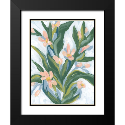 Desert Flower II Black Modern Wood Framed Art Print with Double Matting by Vess, June Erica