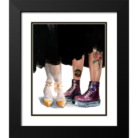 Graduation Day II Black Modern Wood Framed Art Print with Double Matting by Parker, Jennifer Paxton