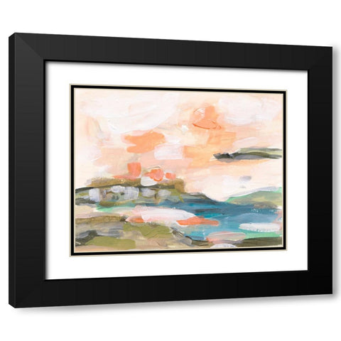 Dawn Breaking II Black Modern Wood Framed Art Print with Double Matting by Wang, Melissa