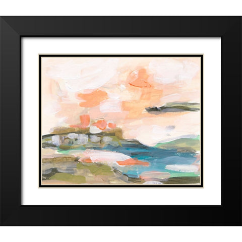 Dawn Breaking II Black Modern Wood Framed Art Print with Double Matting by Wang, Melissa