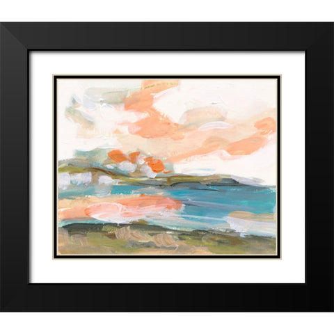 Dawn Breaking IV Black Modern Wood Framed Art Print with Double Matting by Wang, Melissa