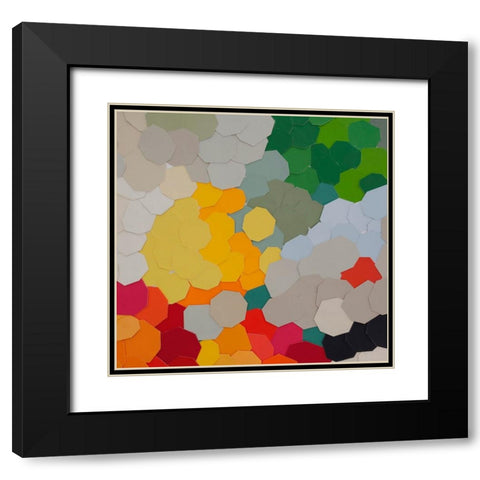 Fruit in Bowl I Black Modern Wood Framed Art Print with Double Matting by Good, Coco