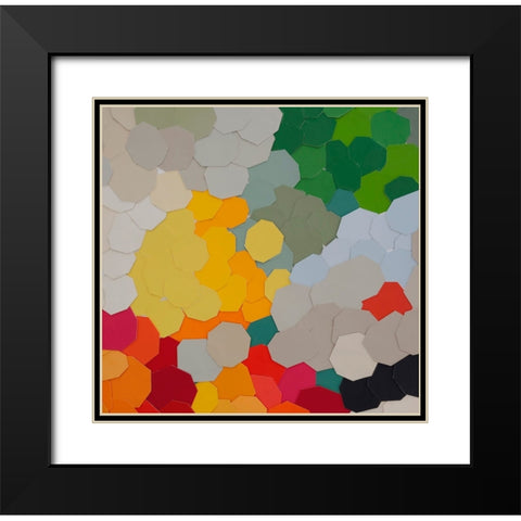 Fruit in Bowl I Black Modern Wood Framed Art Print with Double Matting by Good, Coco