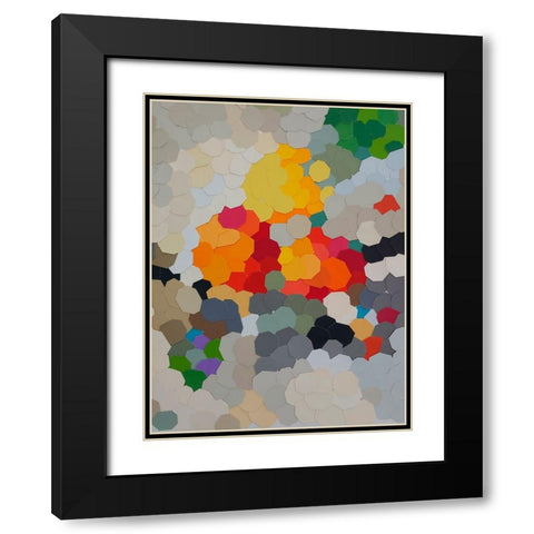 Fruit in Bowl IV Black Modern Wood Framed Art Print with Double Matting by Good, Coco