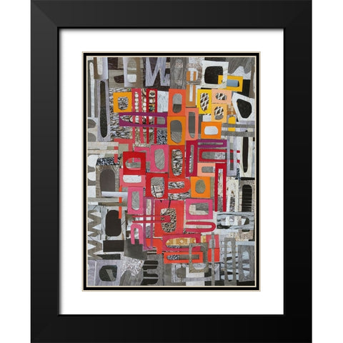 Christmas in the Sierras III Black Modern Wood Framed Art Print with Double Matting by Good, Coco