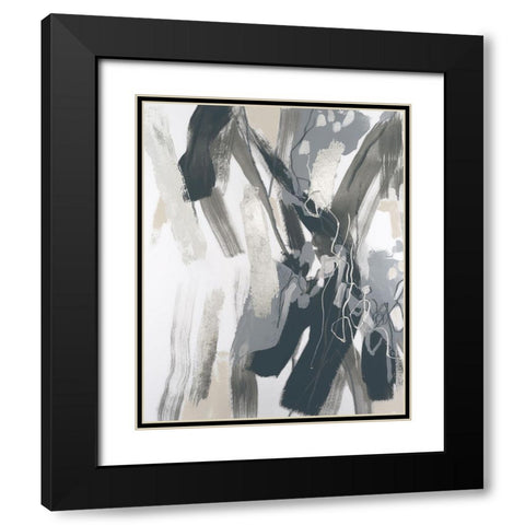 Slate Search II Black Modern Wood Framed Art Print with Double Matting by Vess, June Erica