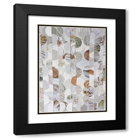 Bali Batik IV Black Modern Wood Framed Art Print with Double Matting by Good, Coco