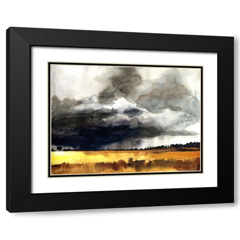 Bold Sky View II Black Modern Wood Framed Art Print with Double Matting by McCreery, Paul