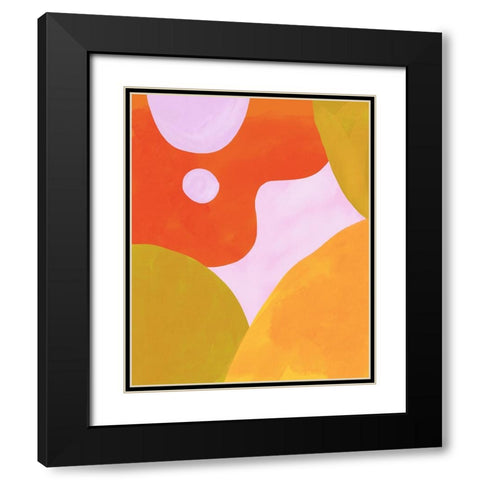 Tilting Planet I Black Modern Wood Framed Art Print with Double Matting by Sizemore, Natalie