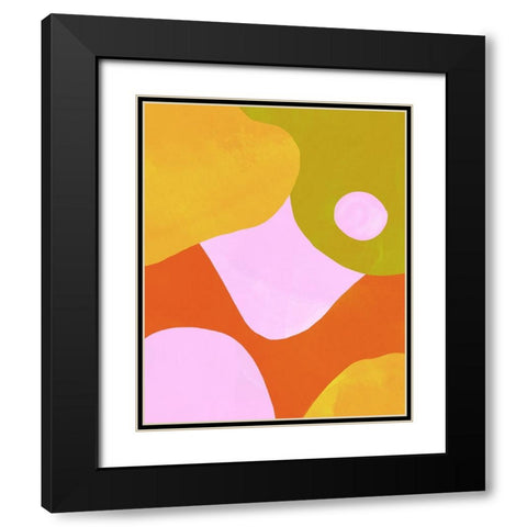 Tilting Planet II Black Modern Wood Framed Art Print with Double Matting by Sizemore, Natalie