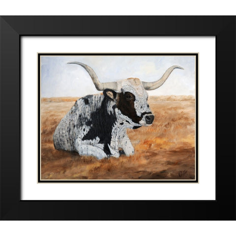 Feeling Peaceful I Black Modern Wood Framed Art Print with Double Matting by Winkler, Kathy