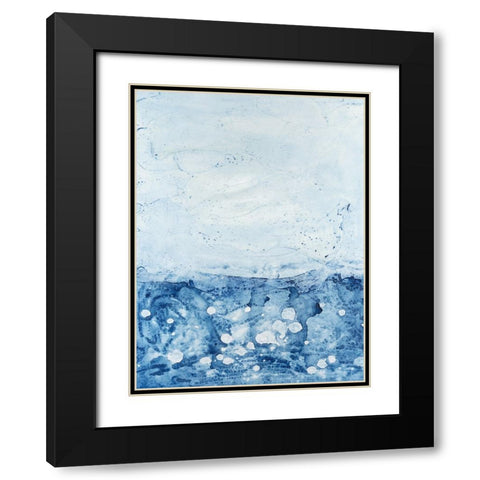 Stonewashed I Black Modern Wood Framed Art Print with Double Matting by Willett, Michael
