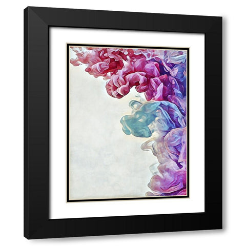 Cotton Candy Clouded Water I Black Modern Wood Framed Art Print with Double Matting by Aldridge, Ashley
