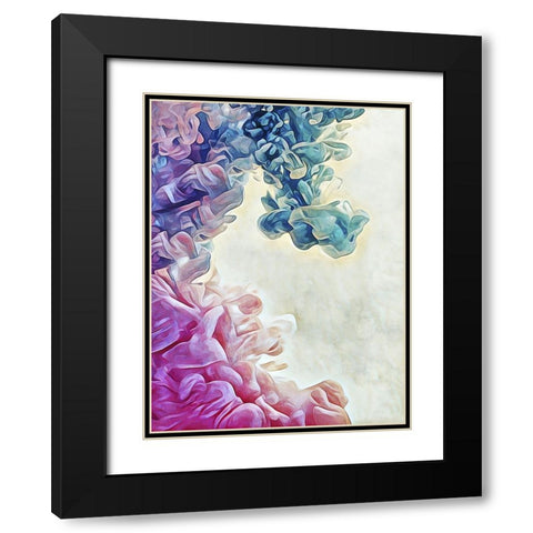 Cotton Candy Clouded Water II Black Modern Wood Framed Art Print with Double Matting by Aldridge, Ashley