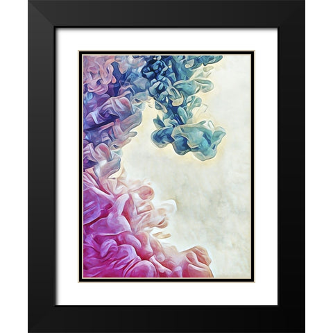 Cotton Candy Clouded Water II Black Modern Wood Framed Art Print with Double Matting by Aldridge, Ashley