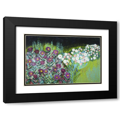 Midnight Landscape Dream I Black Modern Wood Framed Art Print with Double Matting by Hampe, Shelley