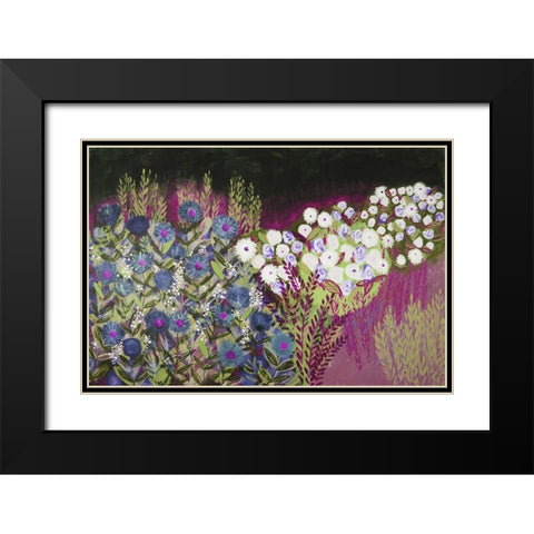 Midnight Landscape Dream II Black Modern Wood Framed Art Print with Double Matting by Hampe, Shelley