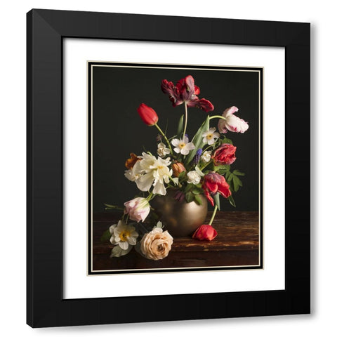 Spring Has Come  I Black Modern Wood Framed Art Print with Double Matting by McLean, Leah