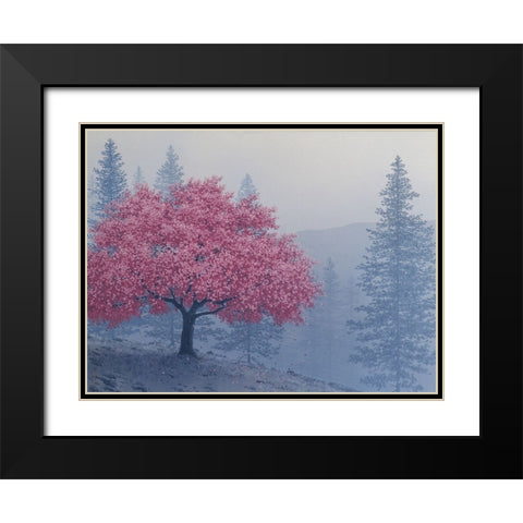 A Tree of a Different Color  I Black Modern Wood Framed Art Print with Double Matting by Courtney, Richard