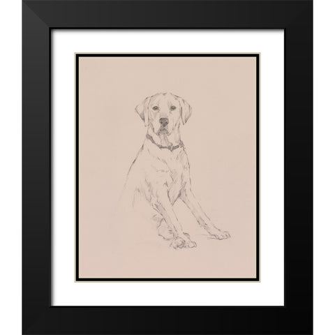 Lab Study I Black Modern Wood Framed Art Print with Double Matting by Harper, Ethan