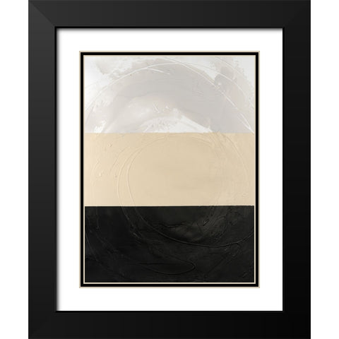 Triennial I Black Modern Wood Framed Art Print with Double Matting by Lam, Vanna