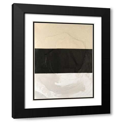 Triennial II Black Modern Wood Framed Art Print with Double Matting by Lam, Vanna