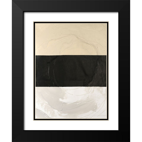 Triennial II Black Modern Wood Framed Art Print with Double Matting by Lam, Vanna