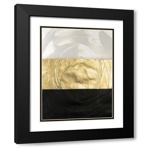 Triennial III Black Modern Wood Framed Art Print with Double Matting by Lam, Vanna
