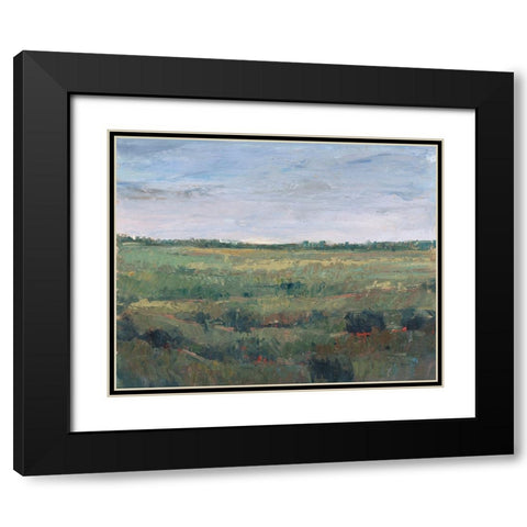 Field Study I Black Modern Wood Framed Art Print with Double Matting by OToole, Tim