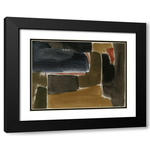 Of the Earth I Black Modern Wood Framed Art Print with Double Matting by Barnes, Victoria