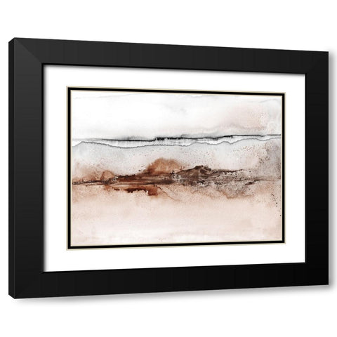 Summer Sunrise Black Modern Wood Framed Art Print with Double Matting by Haase, Andrea