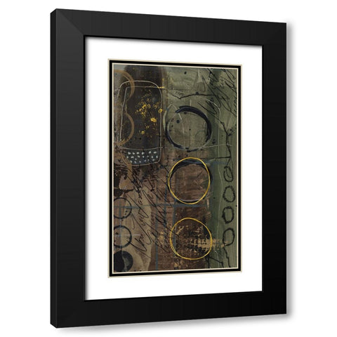 Urban Luxury I Black Modern Wood Framed Art Print with Double Matting by Haase, Andrea