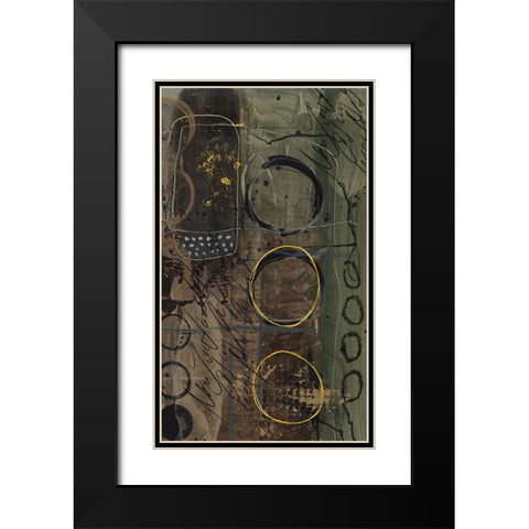 Urban Luxury I Black Modern Wood Framed Art Print with Double Matting by Haase, Andrea
