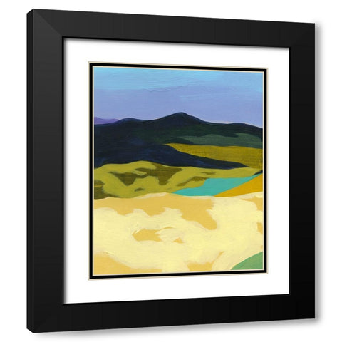 Sun Dappled Mountains I Black Modern Wood Framed Art Print with Double Matting by Popp, Grace