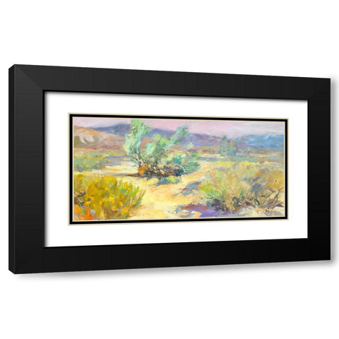 Desert Garden Black Modern Wood Framed Art Print with Double Matting by Stevens, Allayn