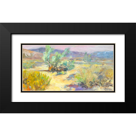 Desert Garden Black Modern Wood Framed Art Print with Double Matting by Stevens, Allayn