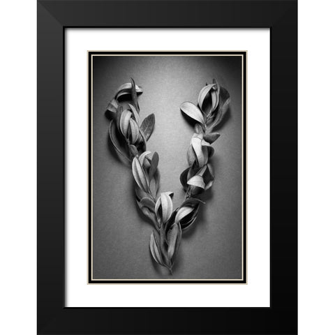 Victory Black Modern Wood Framed Art Print with Double Matting by Rosenthal, Berry