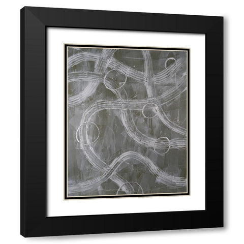Lavish Lanes III Black Modern Wood Framed Art Print with Double Matting by Willett, Michael