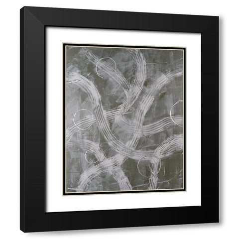 Lavish Lanes IV Black Modern Wood Framed Art Print with Double Matting by Willett, Michael