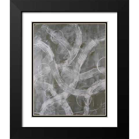 Lavish Lanes IV Black Modern Wood Framed Art Print with Double Matting by Willett, Michael