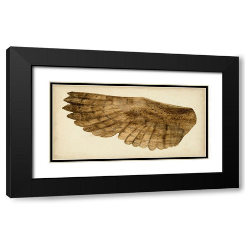 Gilded Night Owl II Black Modern Wood Framed Art Print with Double Matting by Vision Studio