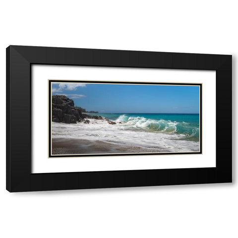 Break Over II Black Modern Wood Framed Art Print with Double Matting by Head, Danny