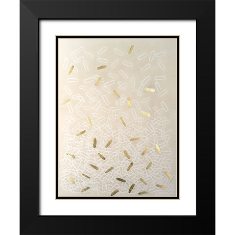 Capsules I Black Modern Wood Framed Art Print with Double Matting by Lam, Vanna