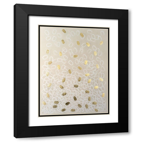Capsules II Black Modern Wood Framed Art Print with Double Matting by Lam, Vanna