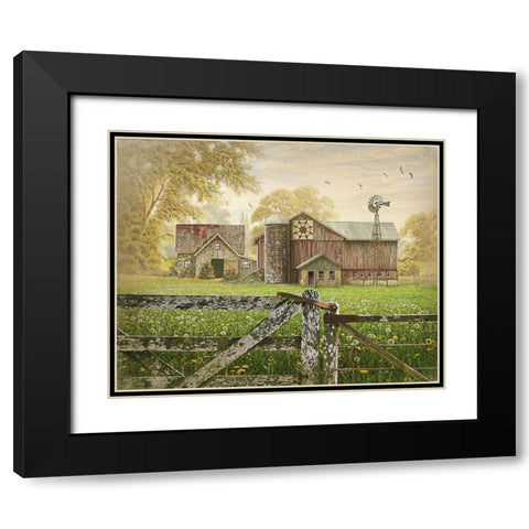 Time Honored I Black Modern Wood Framed Art Print with Double Matting by Hunziker, Steve