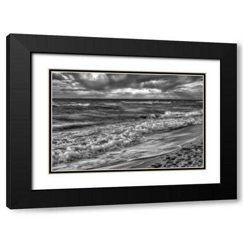 Hollywood Beach Florida  I Black Modern Wood Framed Art Print with Double Matting by Kearney, Franklin