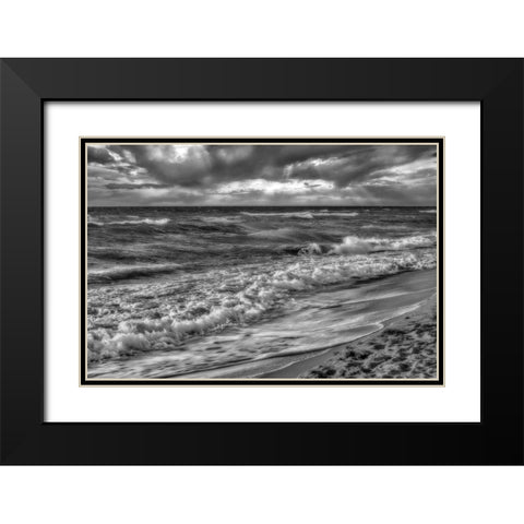Hollywood Beach Florida  I Black Modern Wood Framed Art Print with Double Matting by Kearney, Franklin
